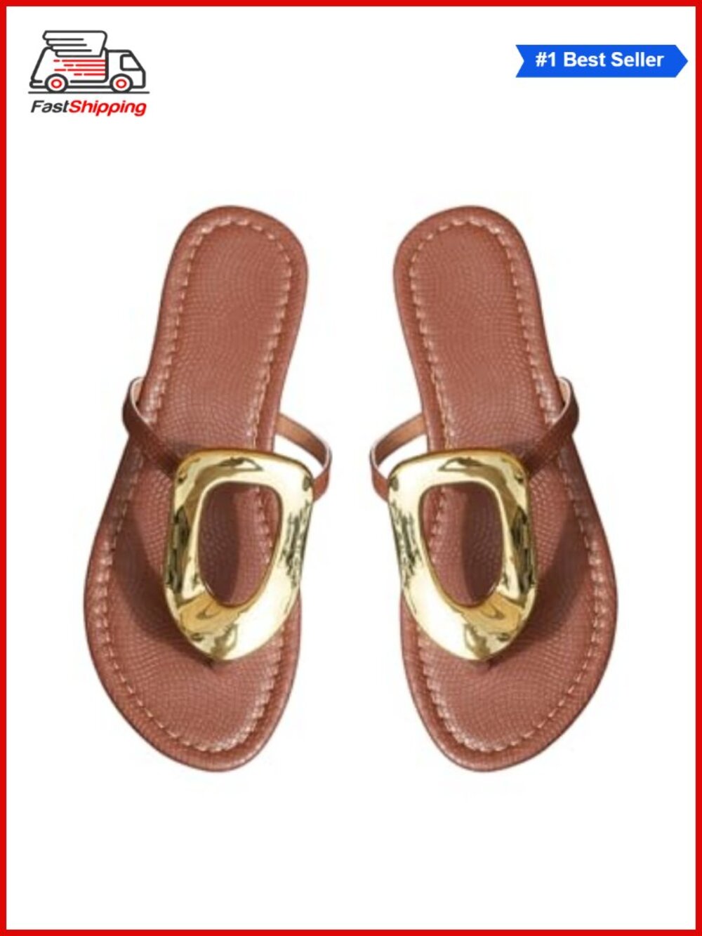 Metallic Thong Sandals Flat Dressy Flip Flops Open Toe Slip On Summer